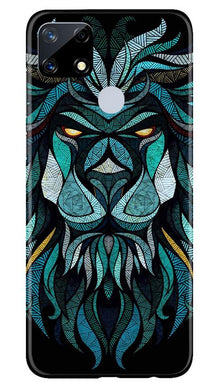 Lion Mobile Back Case for Realme Narzo 20 (Design - 314)