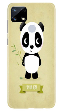 Panda Bear Mobile Back Case for Realme Narzo 20 (Design - 317)