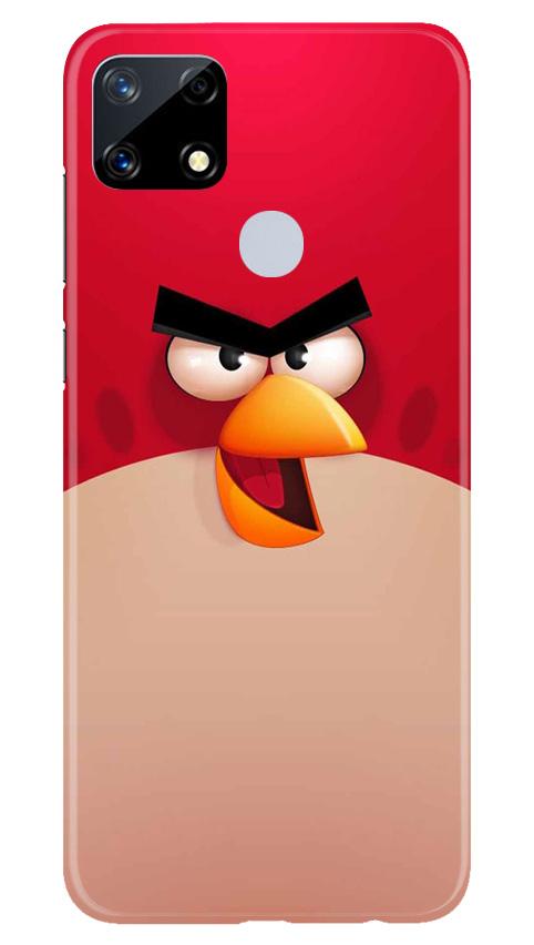 Angry Bird Red Mobile Back Case for Realme Narzo 20 (Design - 325)