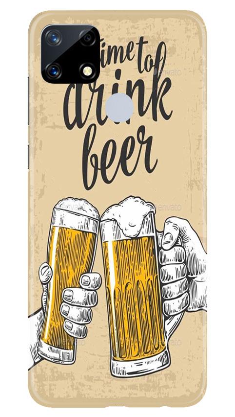 Drink Beer Mobile Back Case for Realme Narzo 20 (Design - 328)