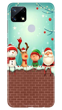Santa Claus Mobile Back Case for Realme Narzo 20 (Design - 334)