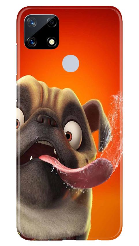 Dog Mobile Back Case for Realme Narzo 20 (Design - 343)