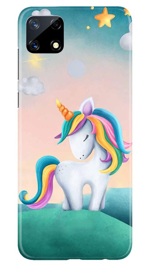 Unicorn Mobile Back Case for Realme Narzo 20 (Design - 366)