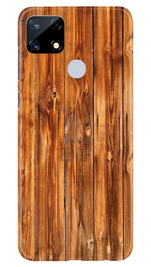 Wooden Texture Mobile Back Case for Realme Narzo 20 (Design - 376)