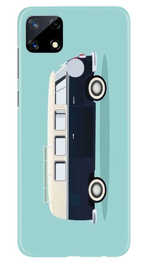 Travel Bus Mobile Back Case for Realme Narzo 20 (Design - 379)