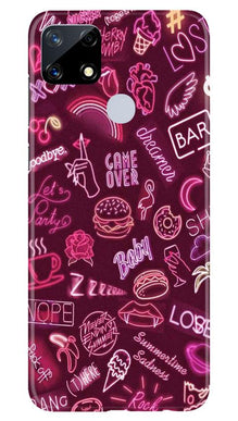 Party Theme Mobile Back Case for Realme Narzo 20 (Design - 392)