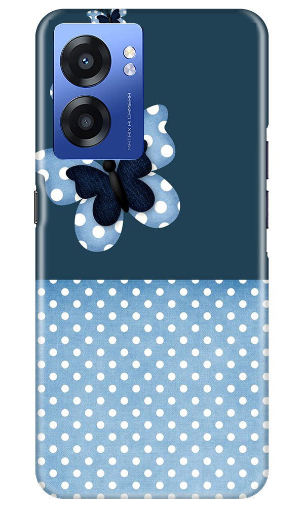 White dots Butterfly Case for Realme Narzo 50 5G