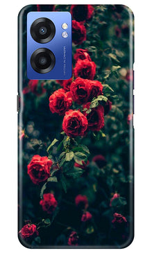 Red Rose Mobile Back Case for Realme Narzo 50 5G (Design - 66)