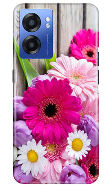 Coloful Daisy2 Mobile Back Case for Realme Narzo 50 5G (Design - 76)
