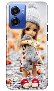 Cute Doll Mobile Back Case for Realme Narzo 50 5G (Design - 93)