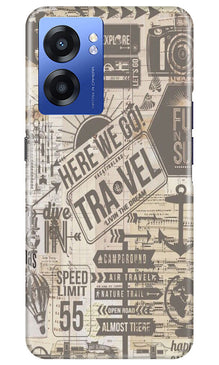 Travel Mobile Back Case for Realme Narzo 50 5G  (Design - 104)