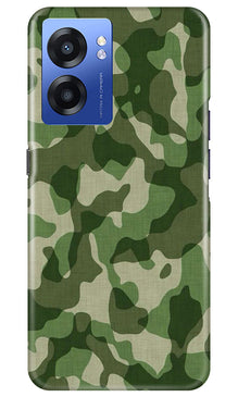 Army Camouflage Mobile Back Case for Realme Narzo 50 5G  (Design - 106)