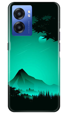 Moon Mountain Mobile Back Case for Realme Narzo 50 5G (Design - 173)