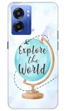 Explore the World Mobile Back Case for Realme Narzo 50 5G (Design - 176)