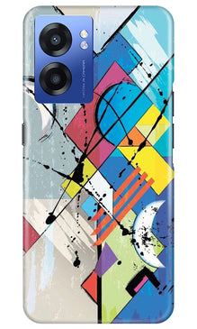 Modern Art Mobile Back Case for Realme Narzo 50 5G (Design - 203)