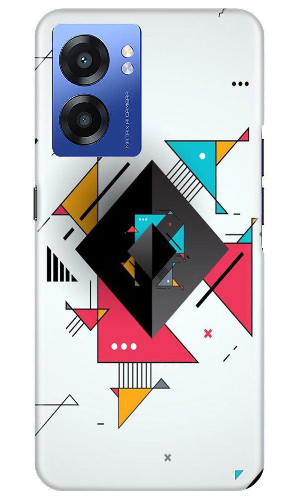 Diffrent Four Color Pattern Case for Realme Narzo 50 5G (Design No. 244)
