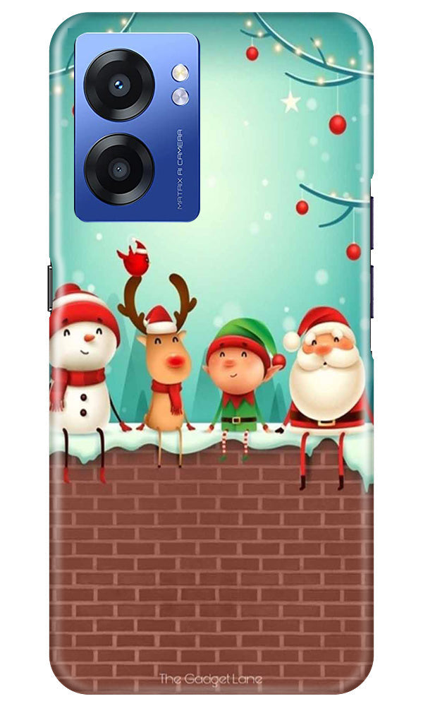 Santa Claus Mobile Back Case for Realme Narzo 50 5G (Design - 296)