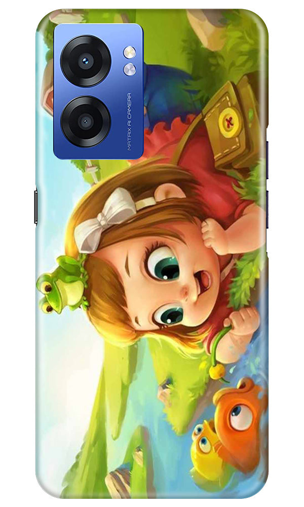 Baby Girl Mobile Back Case for Realme Narzo 50 5G (Design - 301)