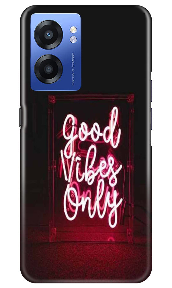 Good Vibes Only Mobile Back Case for Realme Narzo 50 5G (Design - 314)