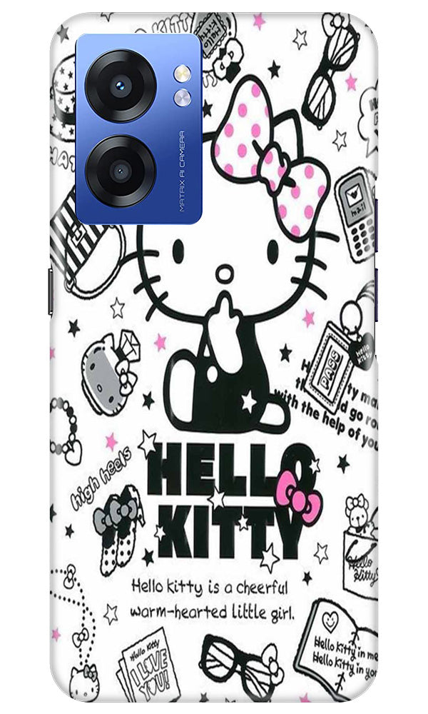 Hello Kitty Mobile Back Case for Realme Narzo 50 5G (Design - 320)