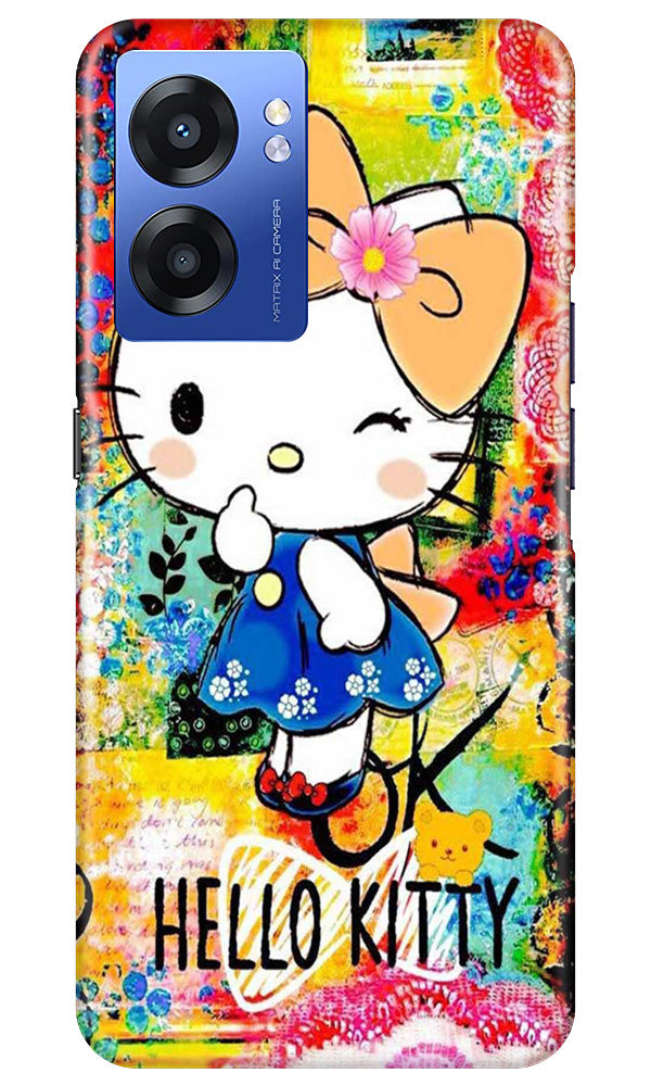 Hello Kitty Mobile Back Case for Realme Narzo 50 5G (Design - 321)