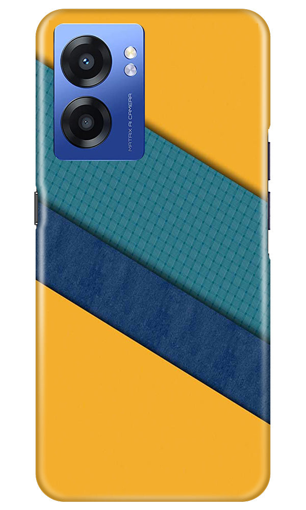 Diagonal Pattern Mobile Back Case for Realme Narzo 50 5G (Design - 329)