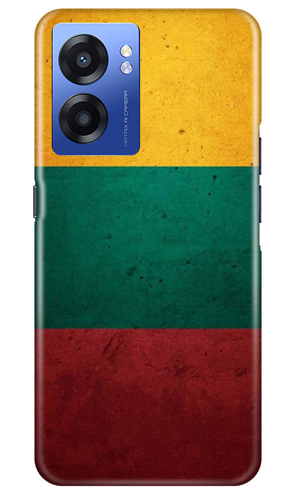 Color Pattern Mobile Back Case for Realme Narzo 50 5G (Design - 333)