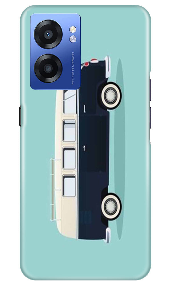 Travel Bus Mobile Back Case for Realme Narzo 50 5G (Design - 338)