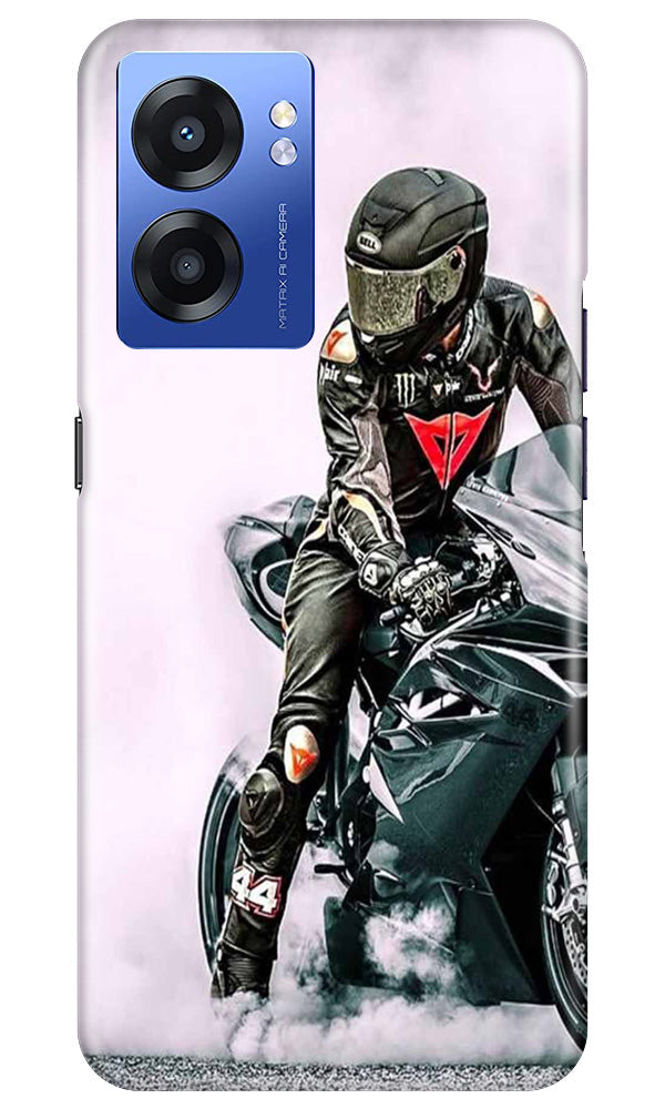 Biker Mobile Back Case for Realme Narzo 50 5G (Design - 342)
