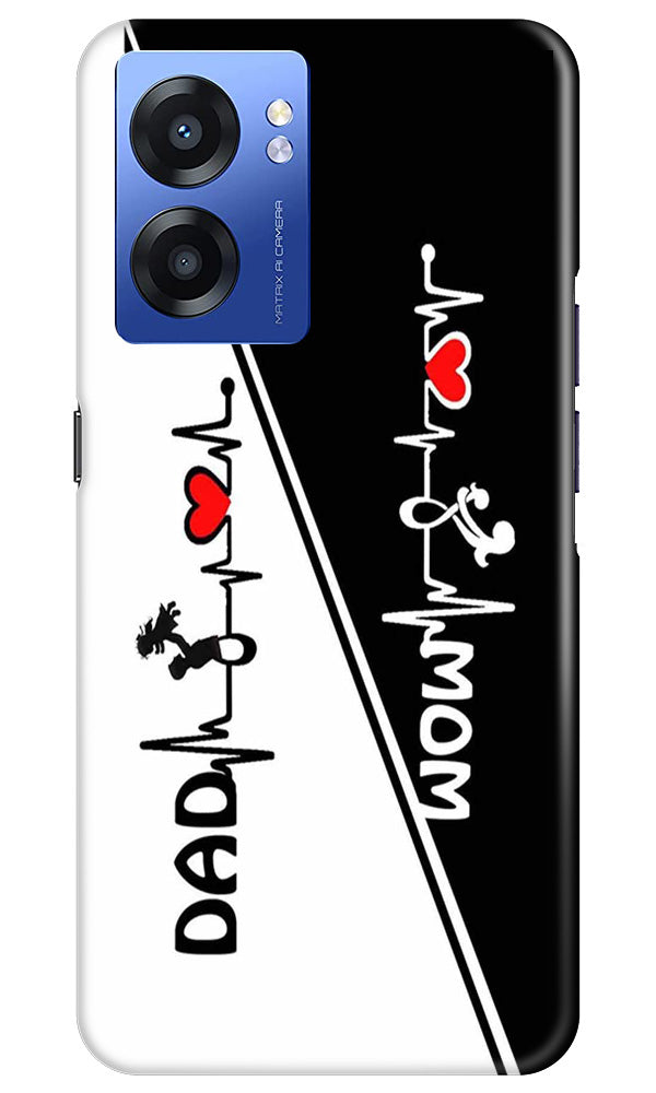 Love Mom Dad Mobile Back Case for Realme Narzo 50 5G (Design - 344)