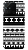 Black white Pattern Case for Realme Narzo 50A