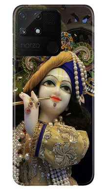 Lord Krishna3 Mobile Back Case for Realme Narzo 50A (Design - 18)