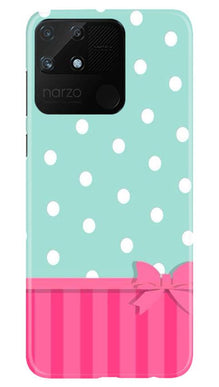 Gift Wrap Mobile Back Case for Realme Narzo 50A (Design - 30)