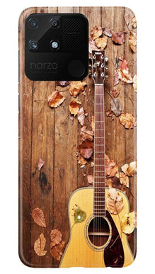 Guitar Mobile Back Case for Realme Narzo 50A (Design - 43)