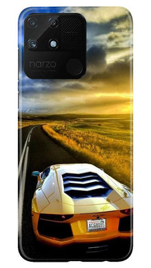 Car lovers Mobile Back Case for Realme Narzo 50A (Design - 46)