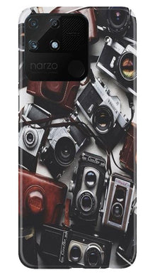 Cameras Mobile Back Case for Realme Narzo 50A (Design - 57)