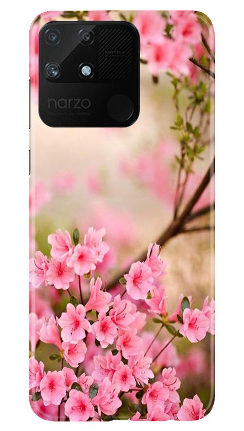 Pink flowers Case for Realme Narzo 50A