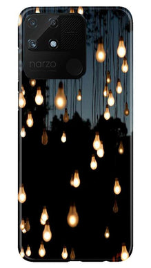 Party Bulb Mobile Back Case for Realme Narzo 50A (Design - 72)