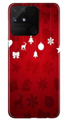 Christmas Mobile Back Case for Realme Narzo 50A (Design - 78)