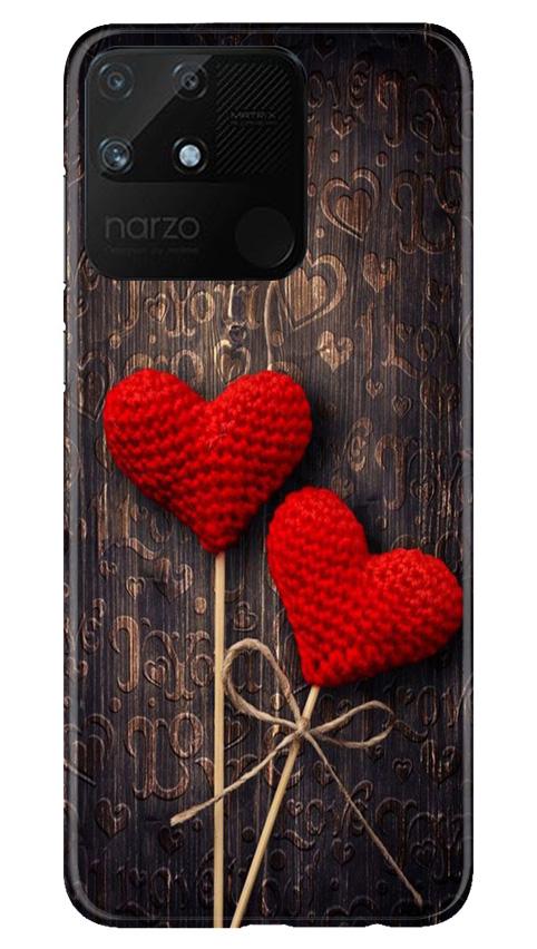Red Hearts Case for Realme Narzo 50A