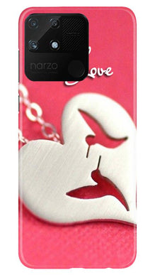 Just love Mobile Back Case for Realme Narzo 50A (Design - 88)