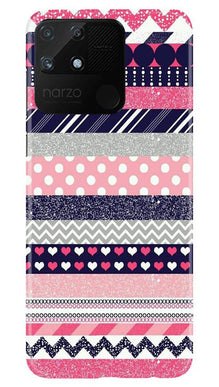 Pattern3 Mobile Back Case for Realme Narzo 50A (Design - 90)