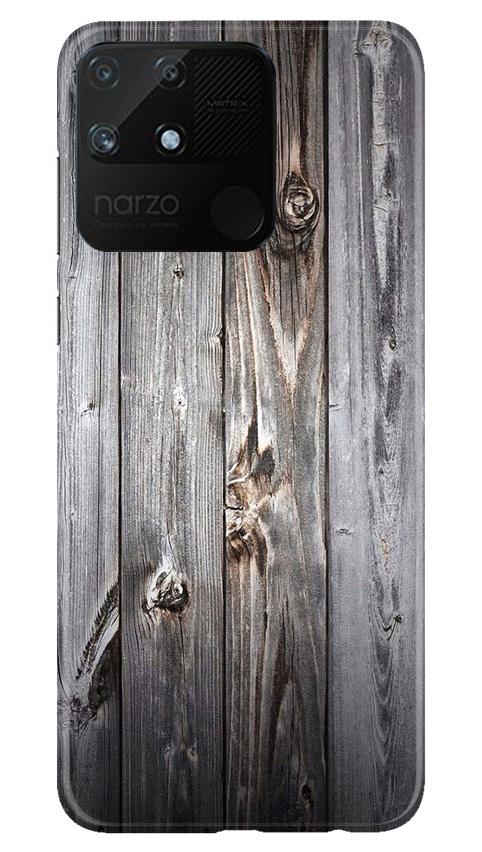 Wooden Look Case for Realme Narzo 50A(Design - 114)