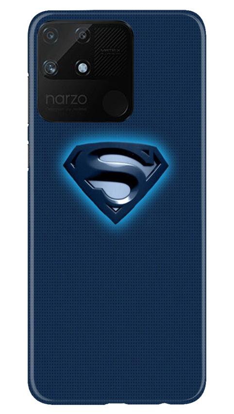 Superman Superhero Case for Realme Narzo 50A(Design - 117)