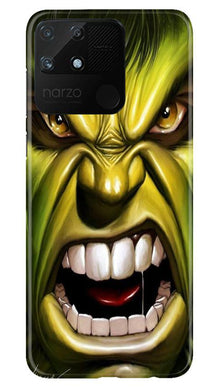 Hulk Superhero Mobile Back Case for Realme Narzo 50A  (Design - 121)