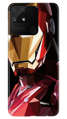 Iron Man Superhero Mobile Back Case for Realme Narzo 50A  (Design - 122)