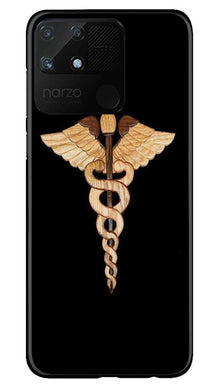 Doctor Logo Mobile Back Case for Realme Narzo 50A  (Design - 134)