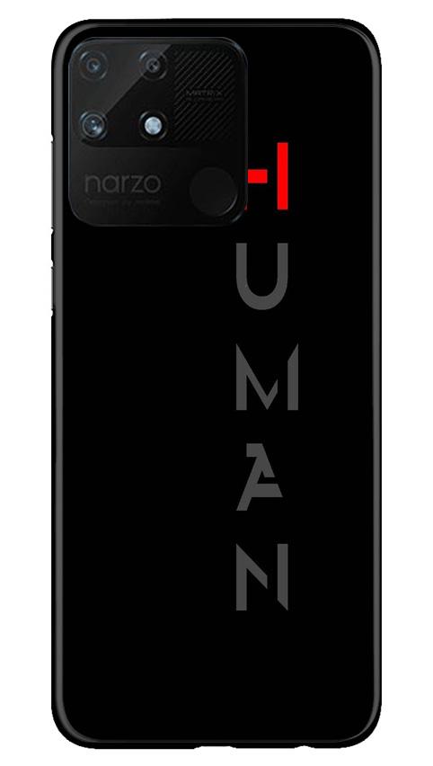 Human Case for Realme Narzo 50A  (Design - 141)