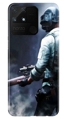 Pubg Mobile Back Case for Realme Narzo 50A  (Design - 179)