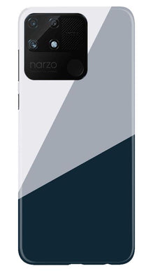 Blue Shade Mobile Back Case for Realme Narzo 50A (Design - 182)